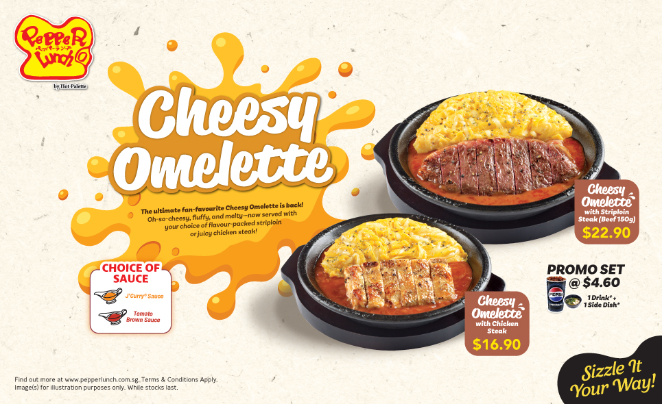 [Pepper Lunch] Cheesy Omelette